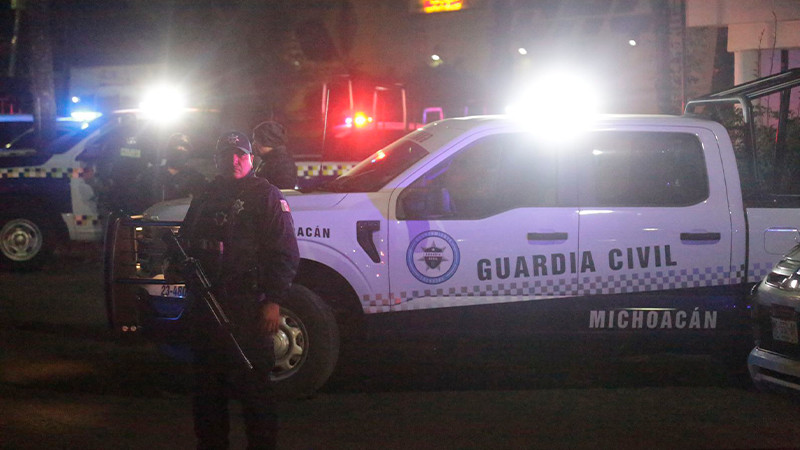 Incrementan despliegue operativo en la capital del estado para garantizar el orden y la paz públicos: SSP Michoacán