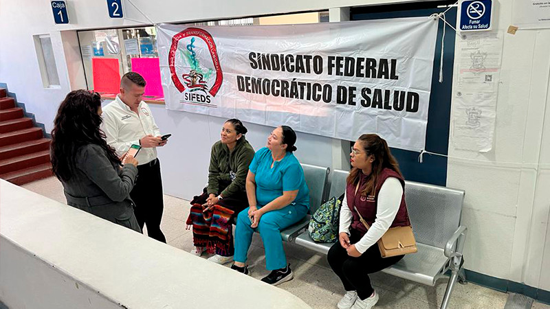 Toma SIFEDS Hospital de la Mujer por negar el Concepto 30 a trabajadores de la salud