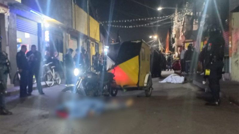 Matan a mototaxista y su pasajero en la Ciudad de México