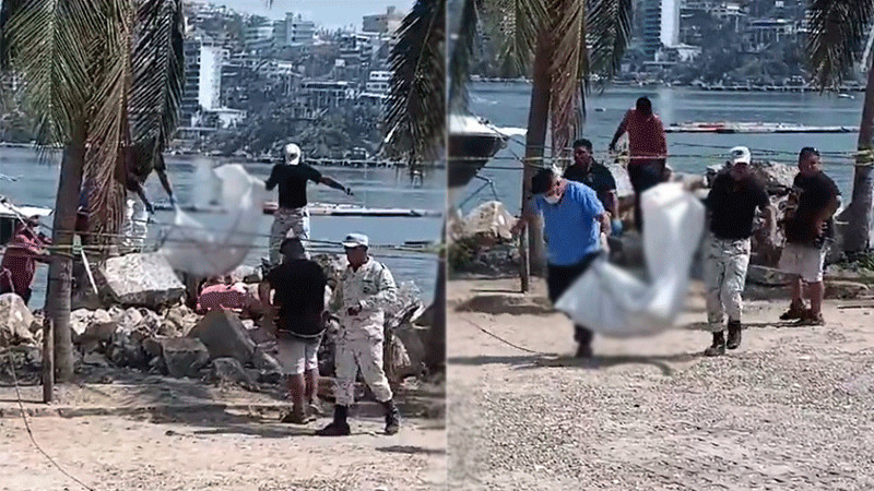 Entre escombros que dejó huracán Otis, en Acapulco, es encontrado cuerpo de marinero de yate Acarey 