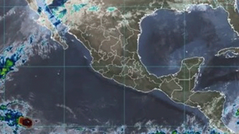 Lluvias fuertes para la noche de hoy se pronostican en la Península de Baja California, Chiapas y Oaxaca 