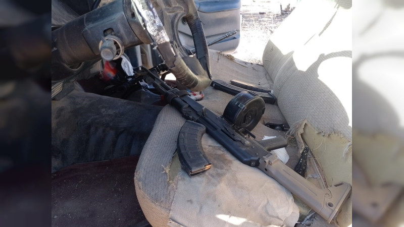  En Sonora, GN y Sedena aseguran armamento en desierto del Sásabe
