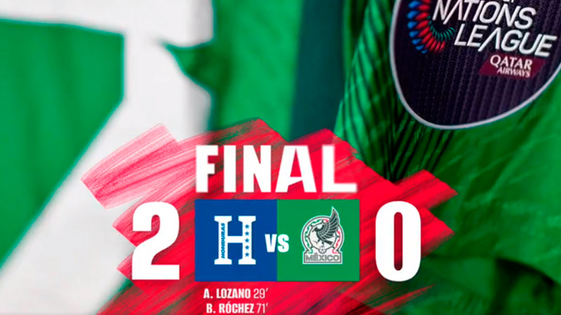 México cae ante Honduras en partido de ida de Cuartos de Final de Nations League 
