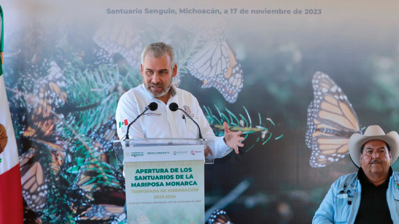 Abren santuarios de la Monarca; se esperan 500 mil visitantes