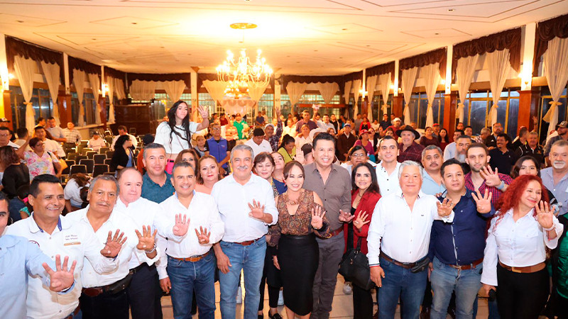 Inicia Raúl Morón gira por la Defensa de los Valores de la 4T en Michoacán