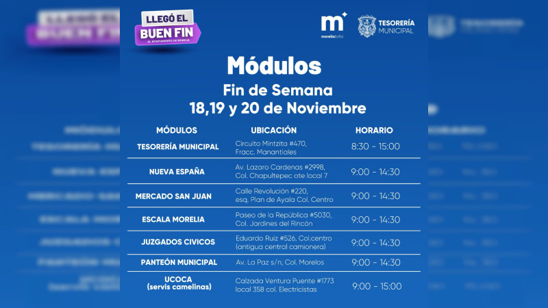 Aprovecha los descuentos del 100% en multas y 50% en recargos en Morelia