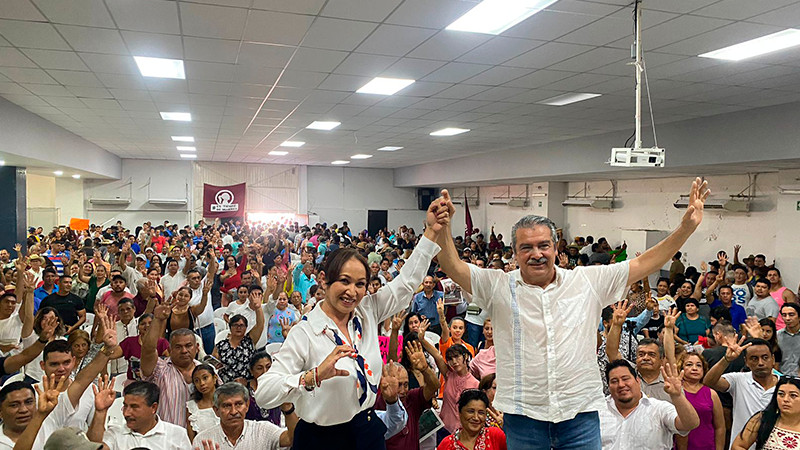 En Lázaro Cárdenas reconocen a Raúl Morón e Itzé Camacho como los únicos perfiles que van a garantizar el plan C de la 4T en Michoacán 