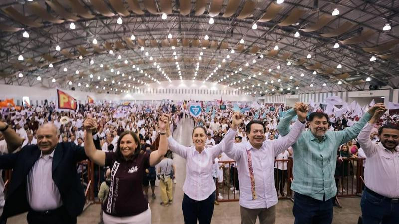 Claudia Sheinbaum arranca en Veracruz precampaña rumbo a la Presidencia de la República 