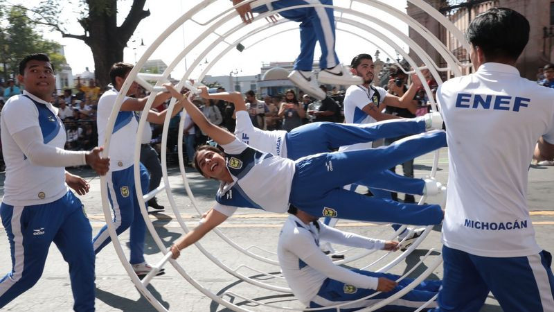 Saldo blanco en desfile por el 113 Aniversario de la Revolución Mexicana en Michoacán: SSP