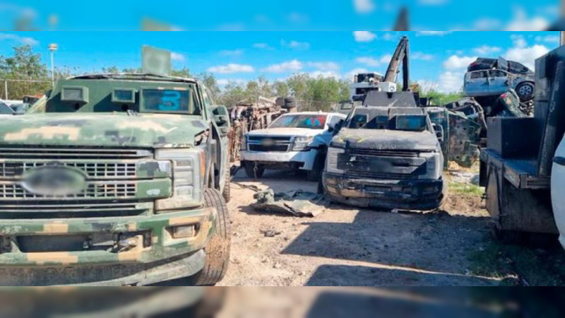 Destruye FGR en Tamaulipas 20 camiones “monstruo” 