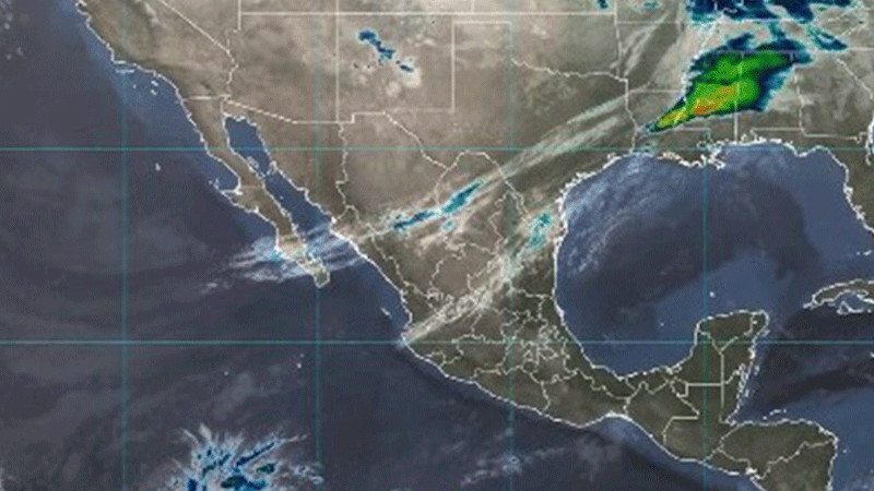 Se prevén lluvias fuertes en Guerrero y Oaxaca durante la noche de hoy y la madrugada de mañana 
