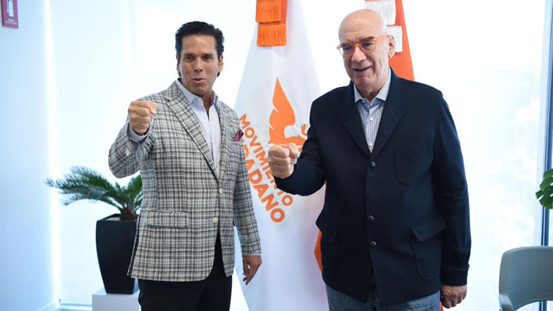 Roberto Palazuelos se registra en Movimiento Ciudadano para buscar candidatura en el Senado 