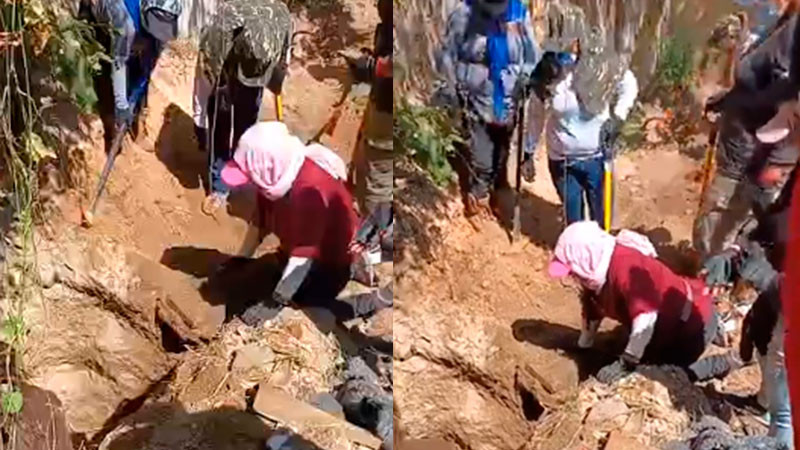 Colectivo localiza  54 bolsas con restos humanos en fosa clandestina en  Zapopan 