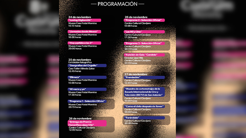 Llega a Michoacán festival de cine experimental sobre diversidad sexual 