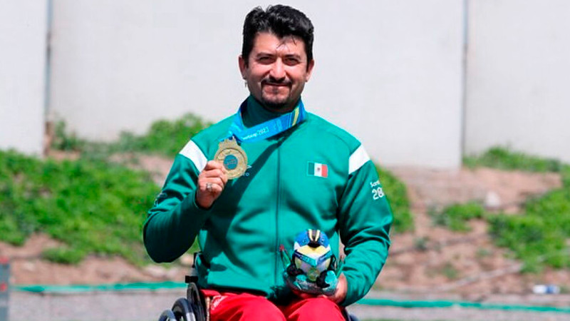 Michoacano Samuel Molina gana oro y bronce en Parapanamericanos Santiago 2023