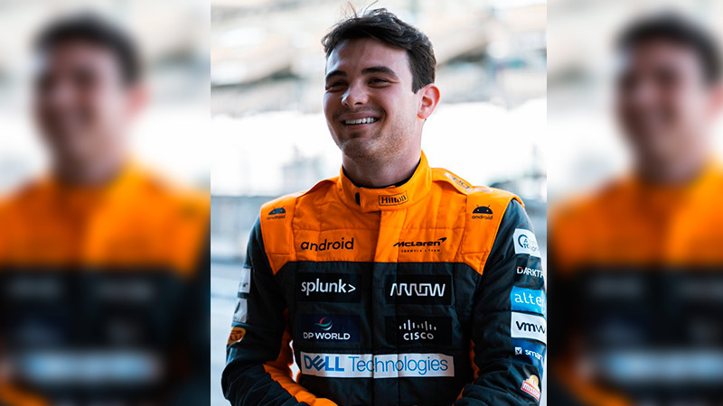 Mexicano Patricio O'Ward se une a McLaren como piloto de reserva de la F1  