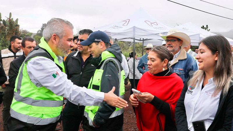 Continúa Bedolla supervisión de obras regionales Faeispum