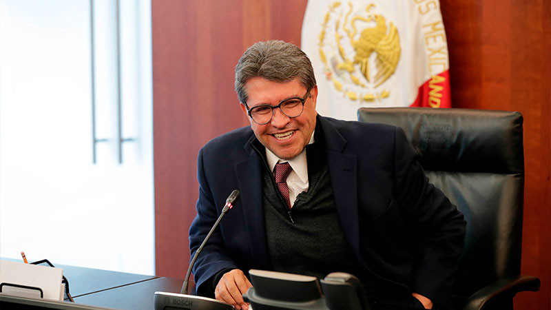 Ricardo Monreal regresa al Senado, tras participar en el proceso interno de Morena 