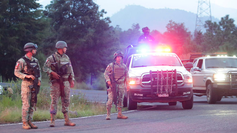 Supervisa José Ortega Silva acciones operativas en Uruapan, Michoacán 