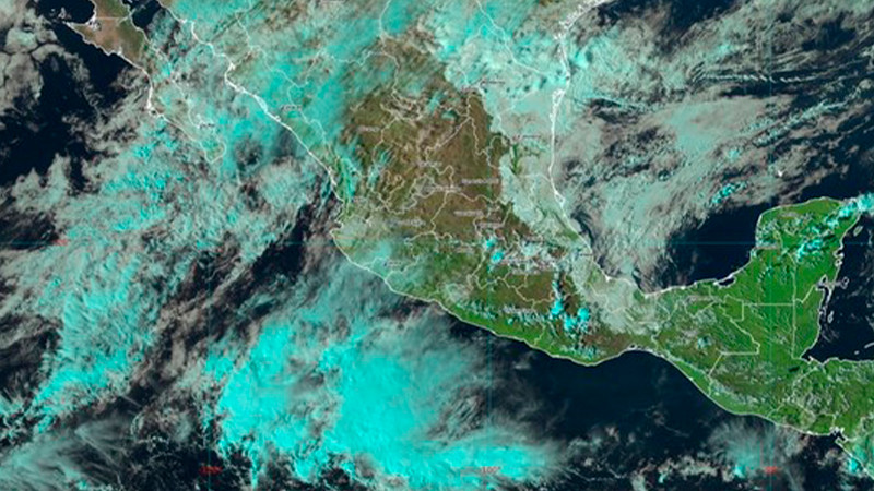 Se esperan lluvias en tres estados del país, y lluvias fuertes en Michoacán  