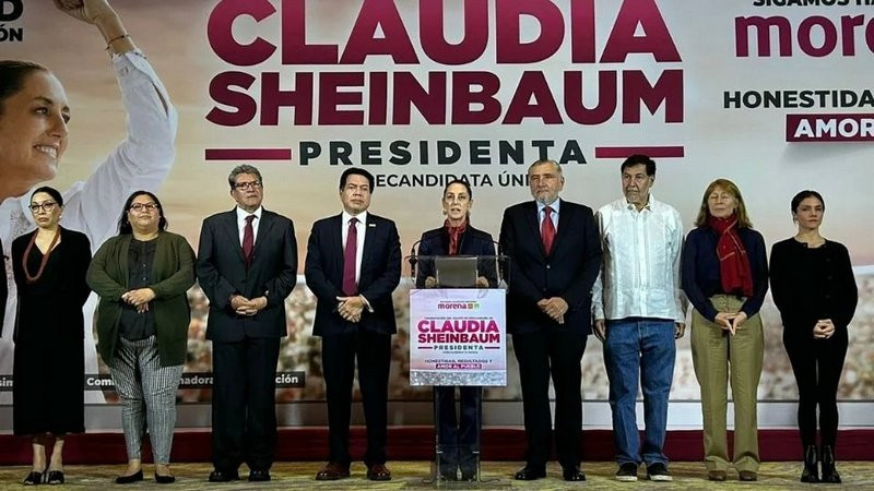 Claudia Sheinbaum presenta su equipo de precampaña; afirma que ganará la Presidencia 