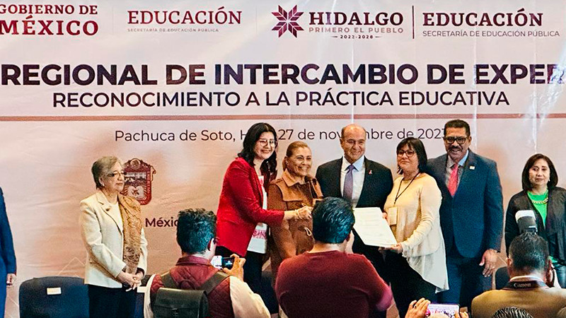 Reconoce SEP buenas prácticas de docentes michoacanos de medio superior 