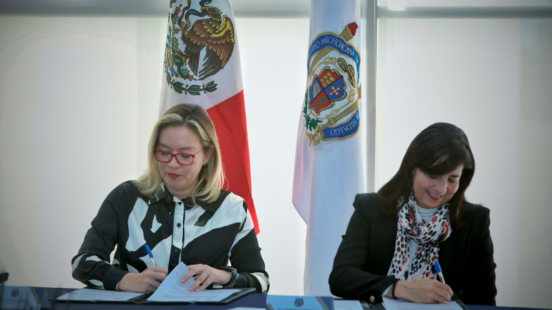 UMSNH y SEE sellan alianza a favor de la niñez en Michoacán