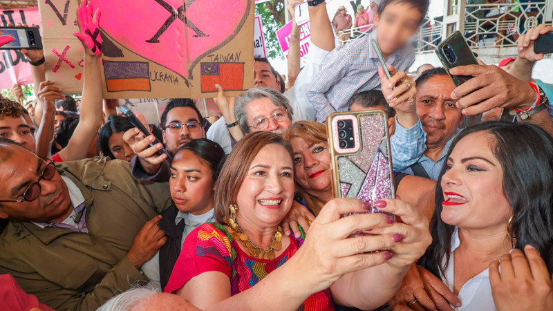 En las próximas elecciones hay "de dos sopas" o Sheinbaum o yo, asegura Xóchitl Gálvez 