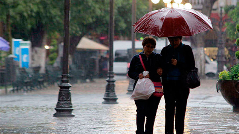 Se esperan lluvias fuertes en Michoacán, y tres estados más de la República  