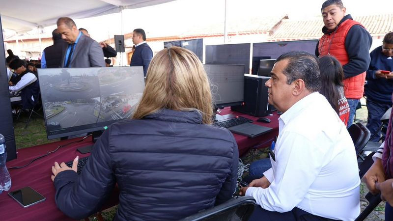 Se refuerza seguridad en Pátzcuaro y Salvador Escalante con sistema de videovigilancia 