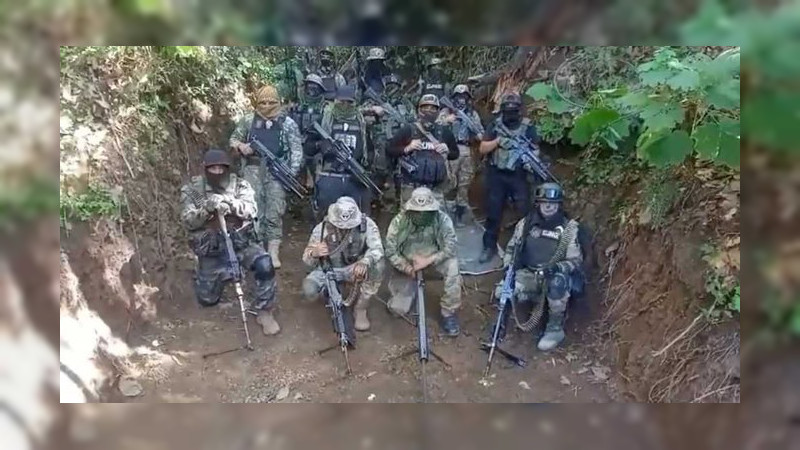 Grupo armado en Buenavista amenaza en video a líderes del crimen de Tepalcatepec y Los Reyes, Michoacán: “A todos los voy a acabar”