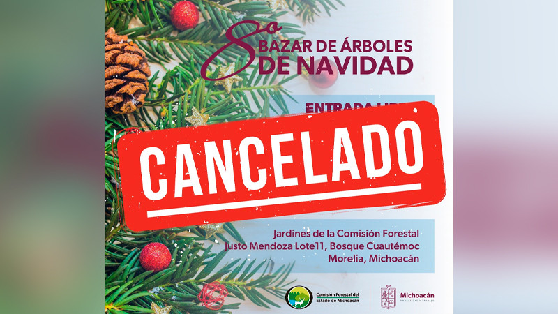 Cancela Cofom Bazar de Árboles de Navidad 
