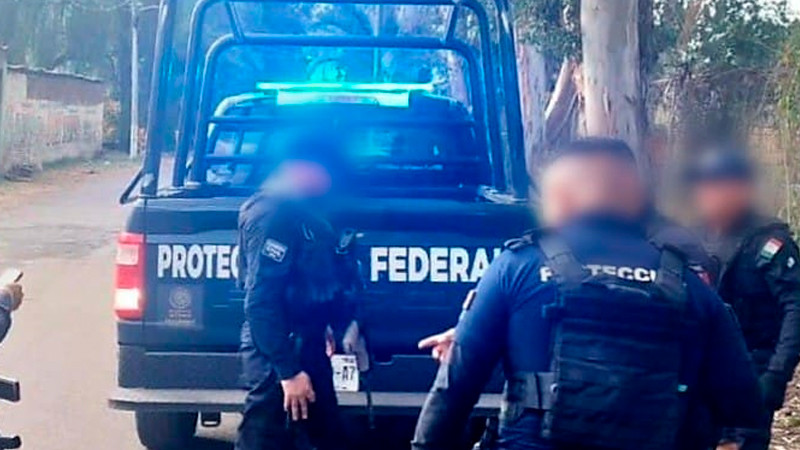 En Huandacareo, Michoacán agreden a tiros a agentes de Protección Federal