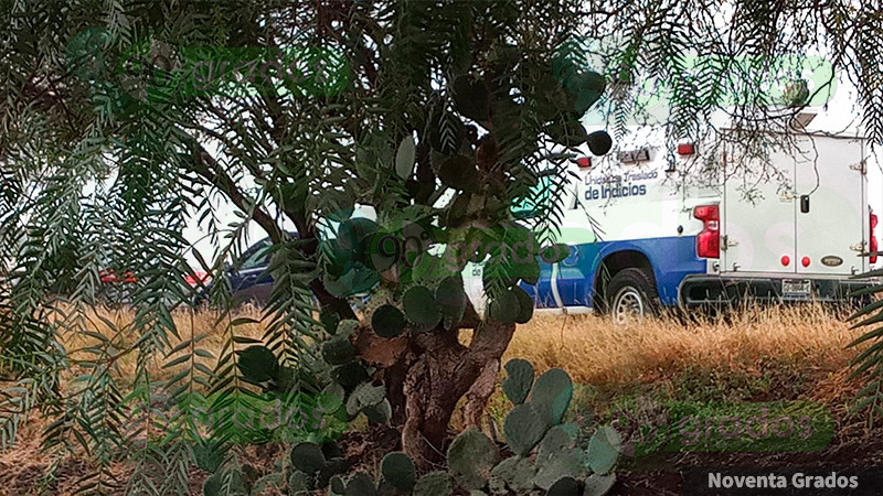 Encuentran cadáver de cerca de la comunidad de San Rafael de Yustis en Celaya, Guanajuato 