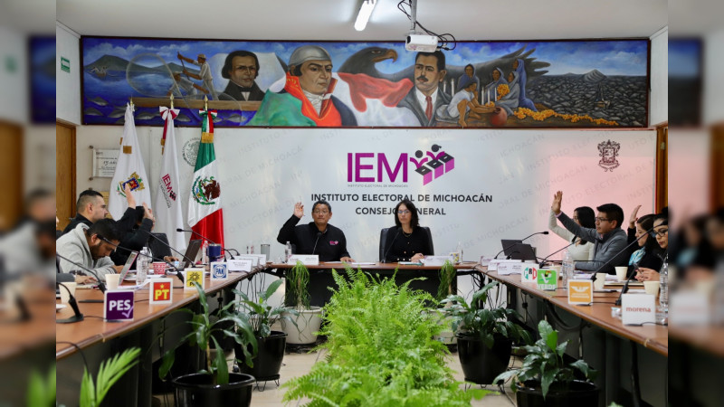 Aprueba el IEM integración de sus comités distritales y municipales con paridad de género e incluyentes 