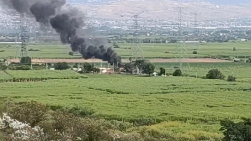 Cae helicóptero de la CFE en Cuautla, Morelos 