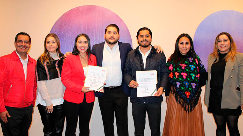 Karina Cárdenas González, presidenta de la Red de Jóvenes X México en Michoacán 