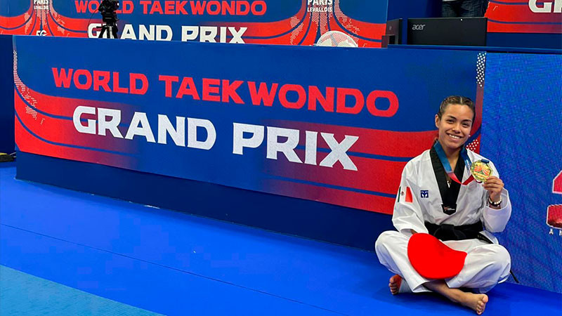 Claudia Romero gana medalla de bronce en el Grand Prix de Taekwondo en Inglaterra 