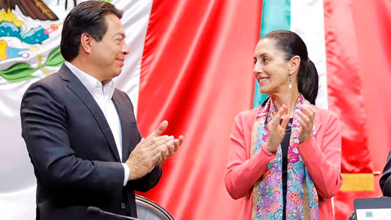 Sheinbaum y Delgado rechazan imposición del Congreso de Nuevo León 