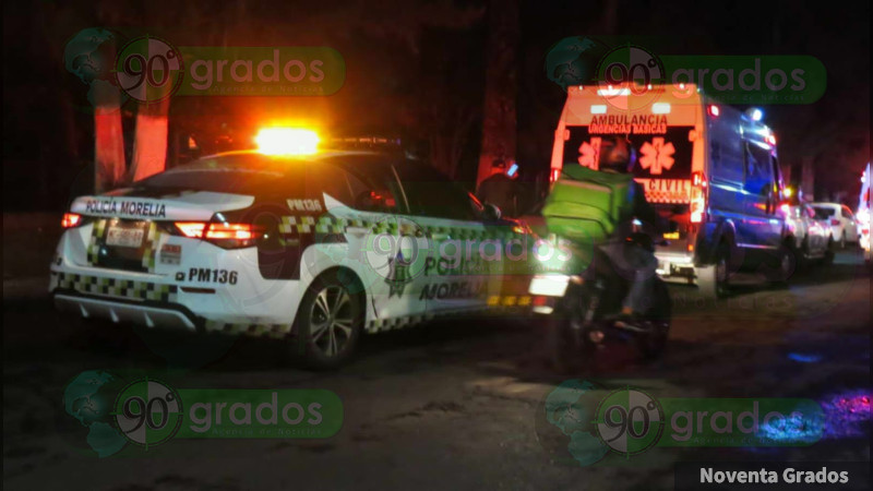 Hieren a balazos a tres hombres en Colinas del Sur, en Morelia, Michoacán  