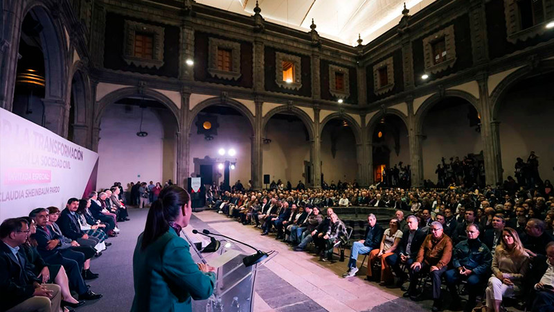 "Somos mexicanos y mexicanas que seguimos convocando a consolidar el renacimiento de México": Claudia Sheinbaum 