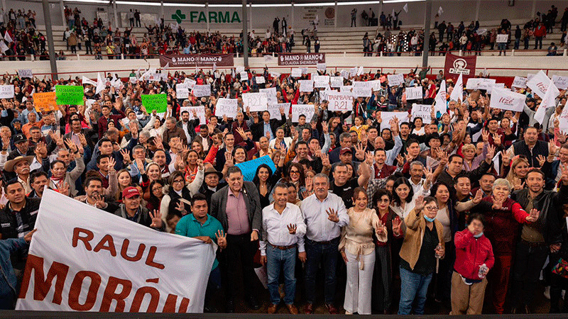 “Vamos a recuperar Morelia con unidad y organización”: Raúl Morón e Itzé Camacho  