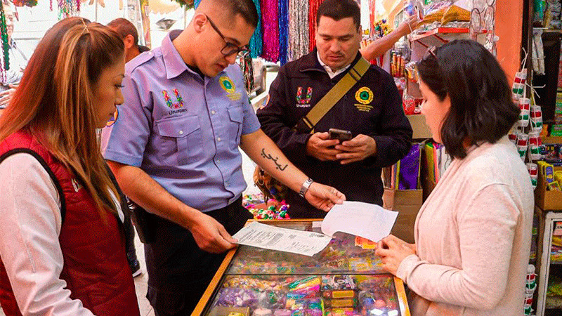 Inician operativos para supervisar establecimientos con venta de pirotecnia en Uruapan 