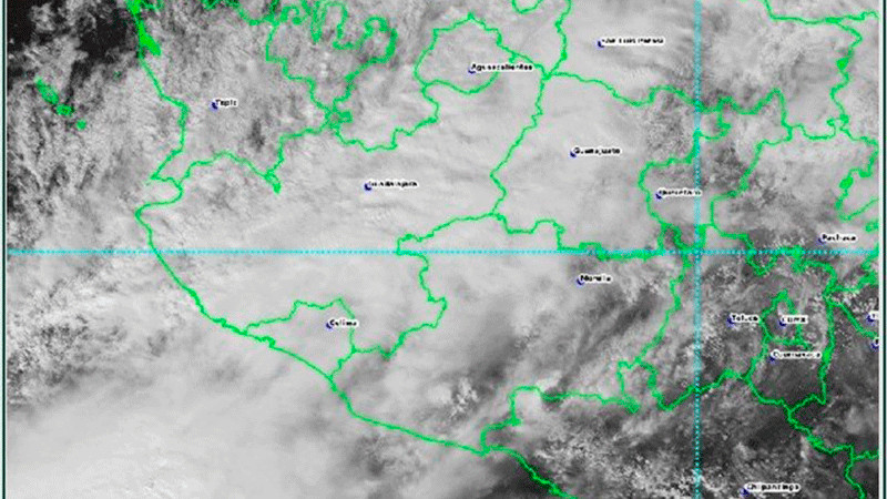 Lluvias e intervalos de chubascos se prevén para estar tarde en Michoacán 