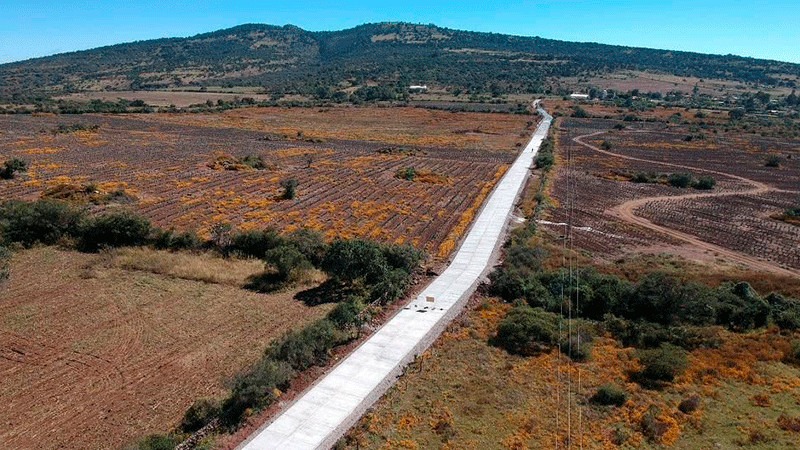 Al 70% pavimentación camino intermunicipal en región-Lerma Chapala: SCOP