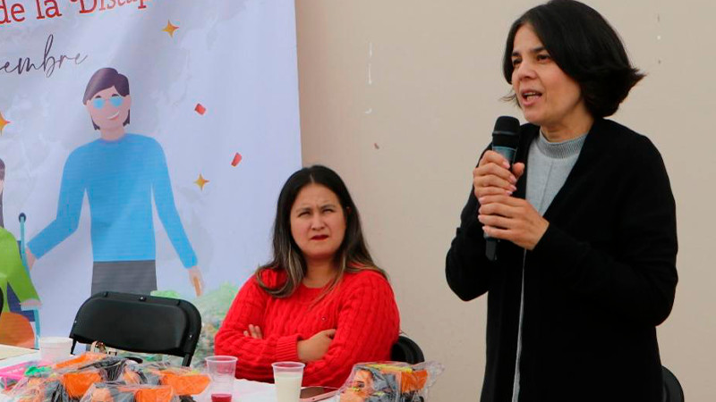 Graciela Guzmán Bucio, encabezó las actividades conmemorativas del Día Internacional de la Discapacidad en Ciudad Hidalgo 