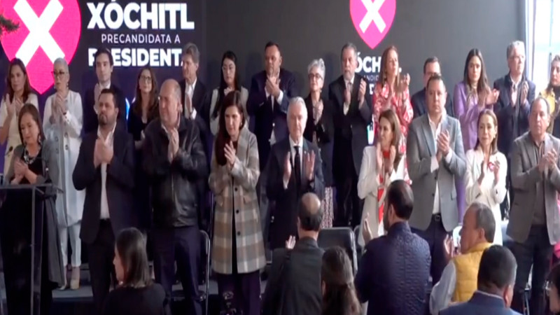 Xóchitl Gálvez presenta a equipo de precampaña; Margarita Zavala y Rubén Moreira entre ellos 