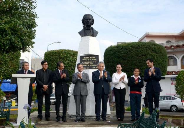 Conmemoran aniversario luctuoso de Melchor Ocampo, en Morelia 