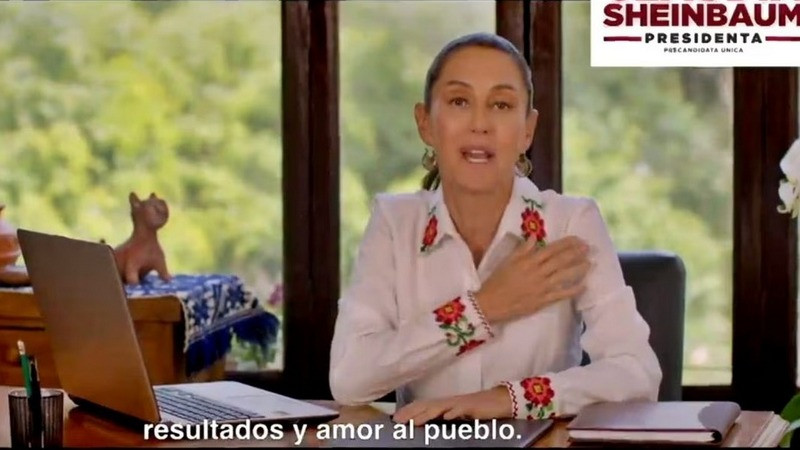 Salud y educación pública, temas centrales del quinto spot publicitario de Claudia Sheinbaum 