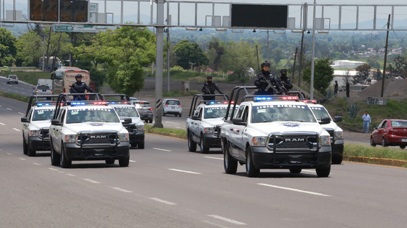 Dos mil 600 elementos de la Guardia Civil desplegados para la seguridad de Michoacán: SSP 